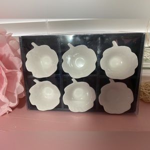 6-pcs Flower Ceramic Saucer